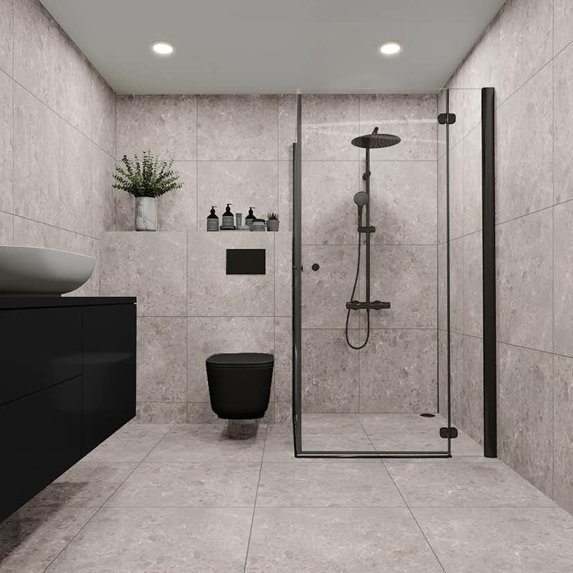 Klinker Tenfors Artic Blanco Marmor Blank 59x59 cm