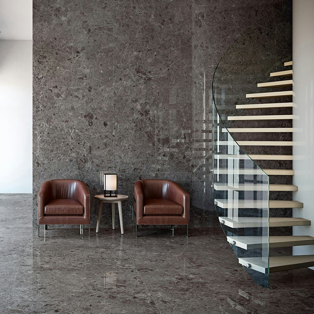 Klinker Tenfors Artic Antracita Marmor Blank 59x59 cm