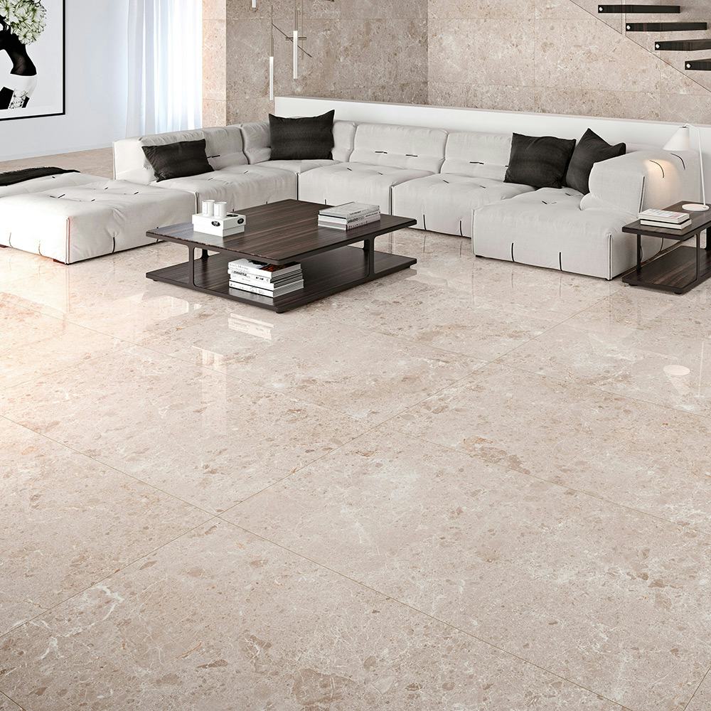 Klinker Tenfors Artic Beige Marmor Blank 59x59 cm