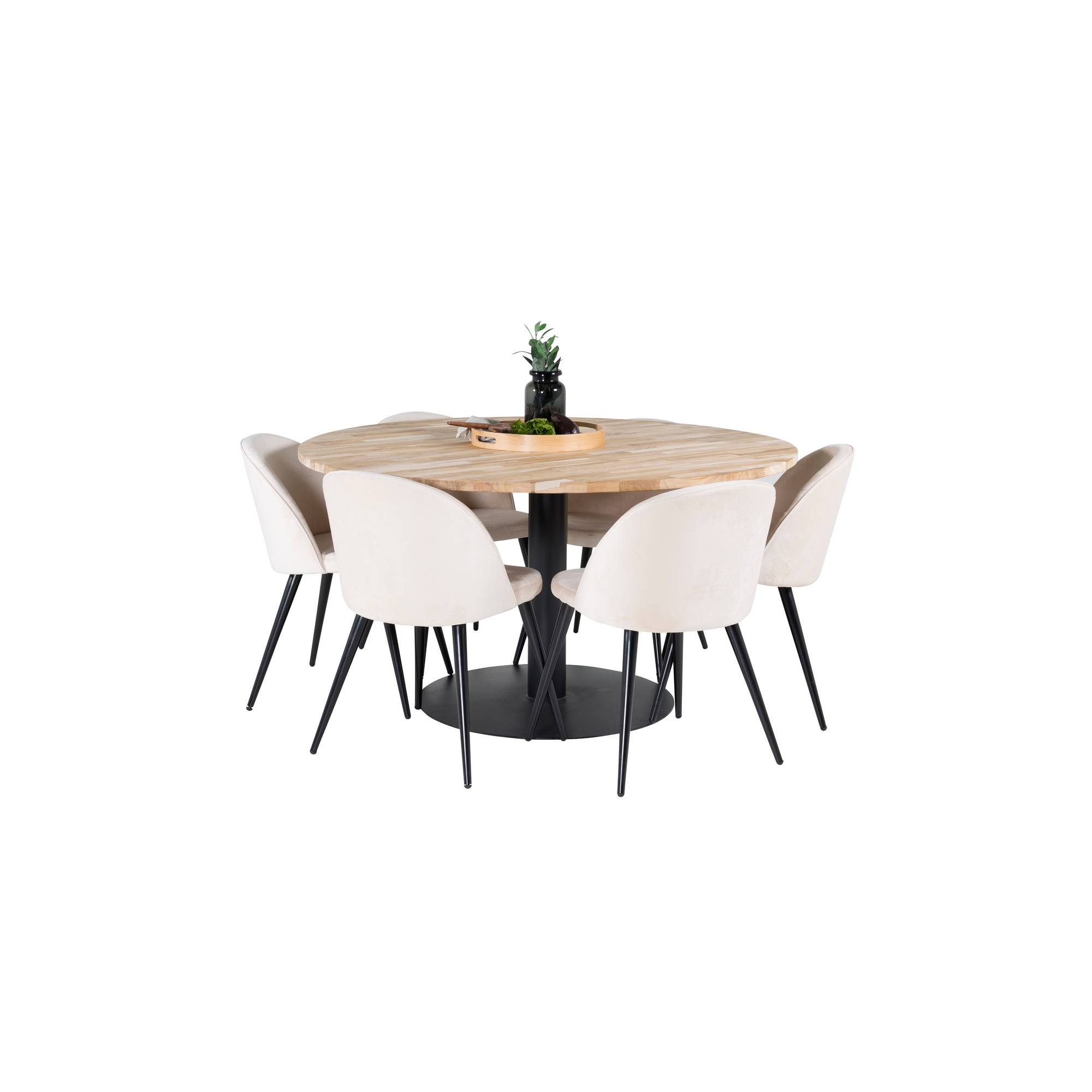 Matgrupp Venture Home Cornelia med 6 Valentina Stolar