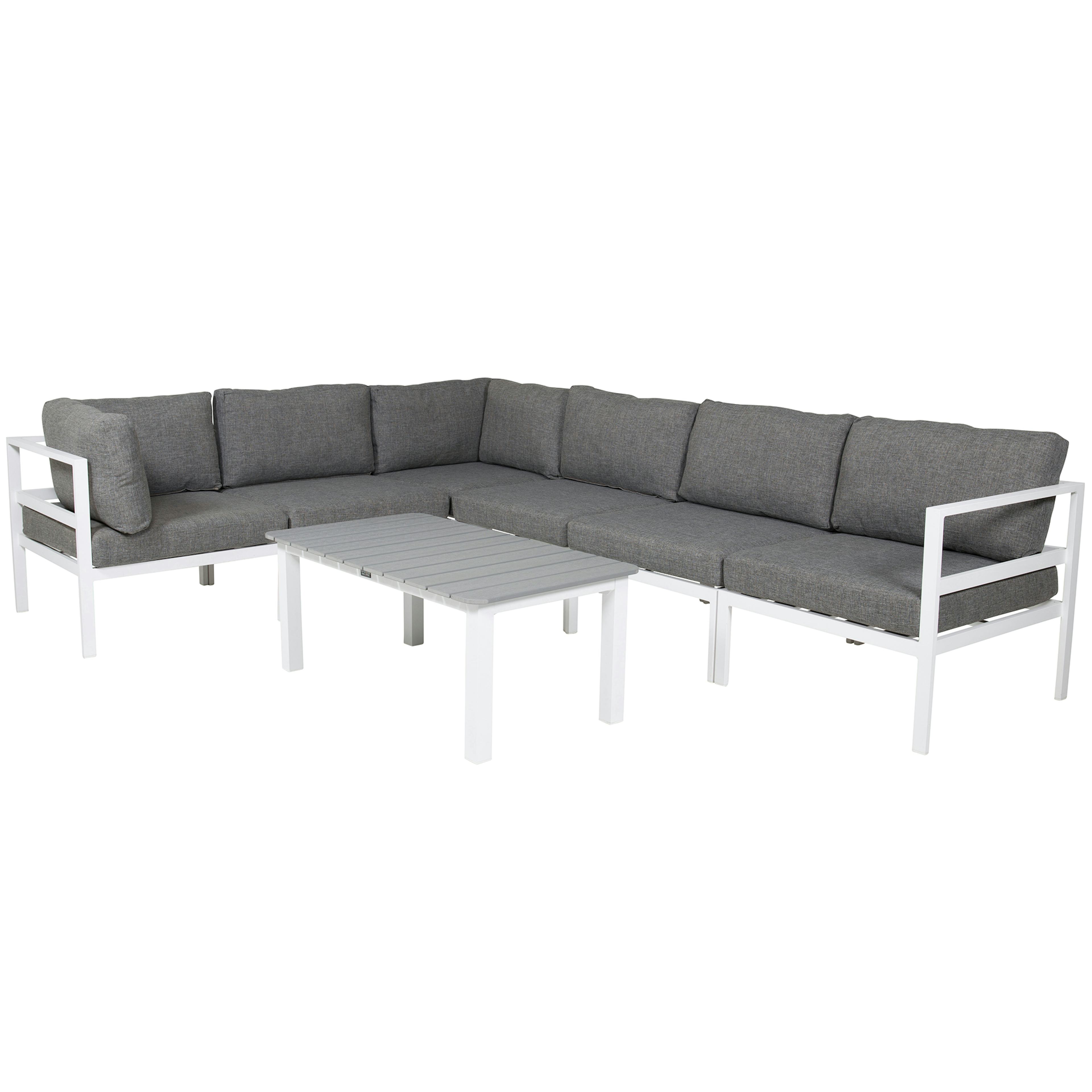 Loungegrupp Venture Home Copacabana med Pincy Soffbord 3+3 Utomhus