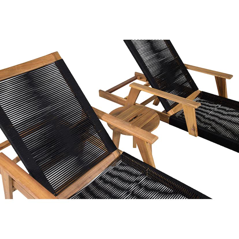 Loungeset Venture Home Little John med Chania Bord Utomhus