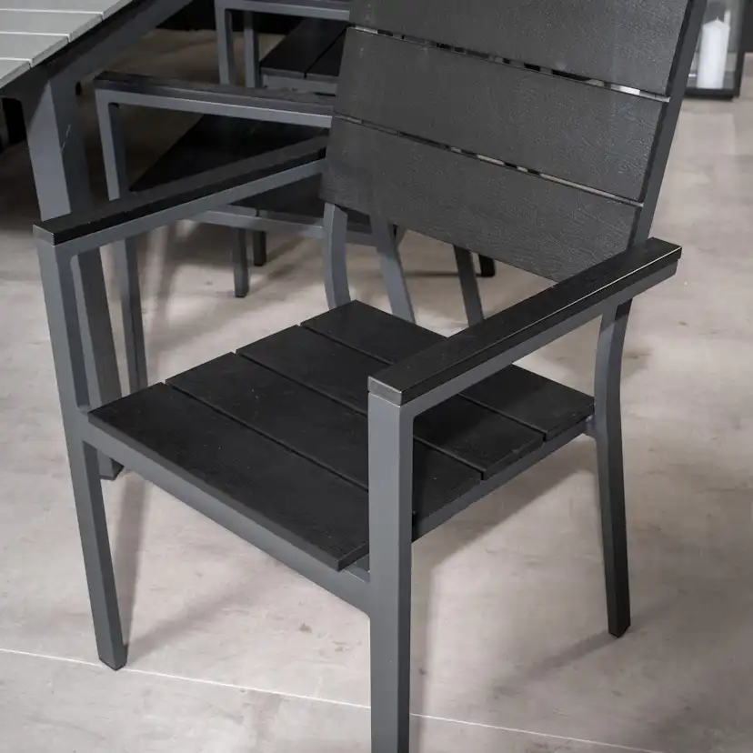 Matgrupp Venture Home Lova 160/240 med 8 Lova Stolar