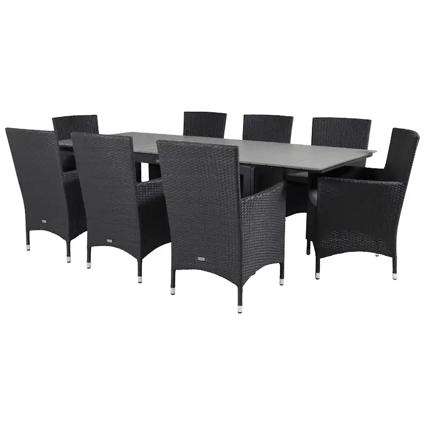 Matgrupp Venture Home Lova 160/240 med 8 Milwa Stolar