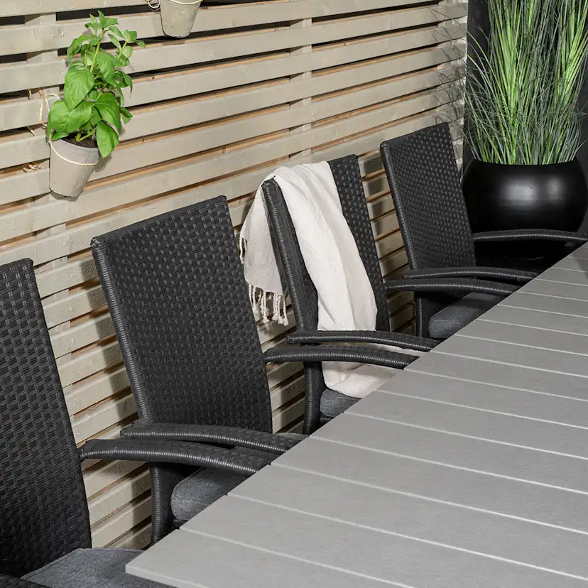 Matgrupp Venture Home Lova 160/240 med 8 Asta Stolar