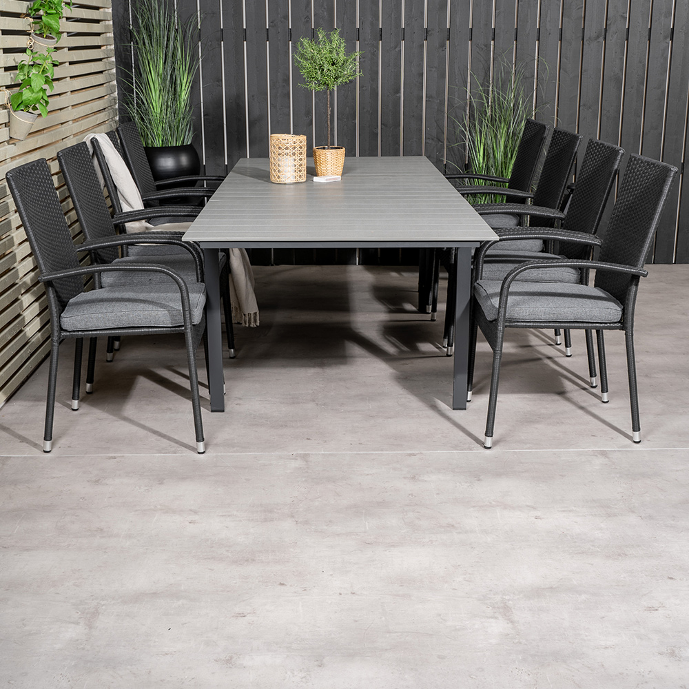 Matgrupp Venture Home Lova 160/240 med 8 Asta Stolar