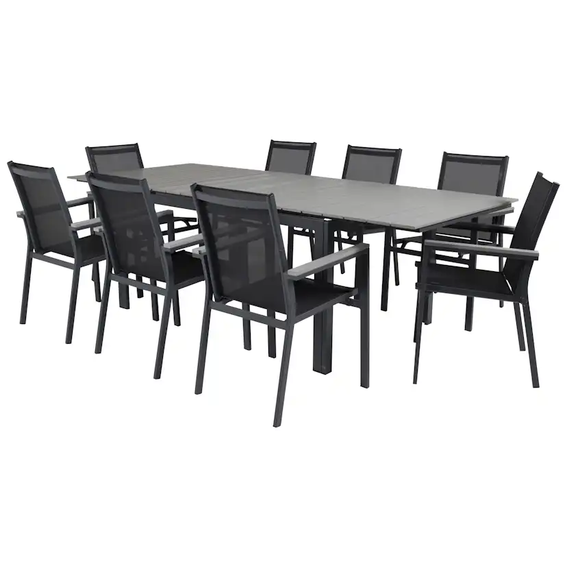 Matgrupp Venture Home Lova 160/240 med 8 Pincy Stolar