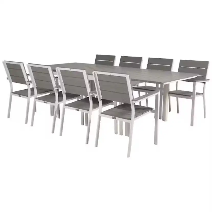 Matgrupp Venture Home Lova 160/240 med 8 Berfin Matstolar