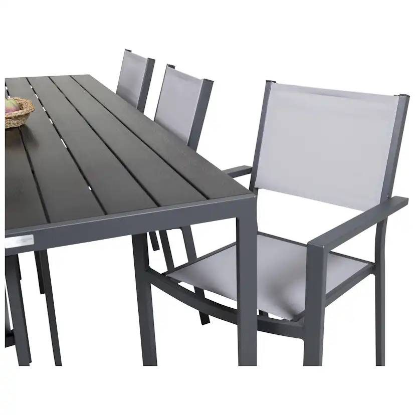 Matgrupp Utomhus Venture Home Bront 205 med 6 Copacabana KarmTrädgårdsstolar