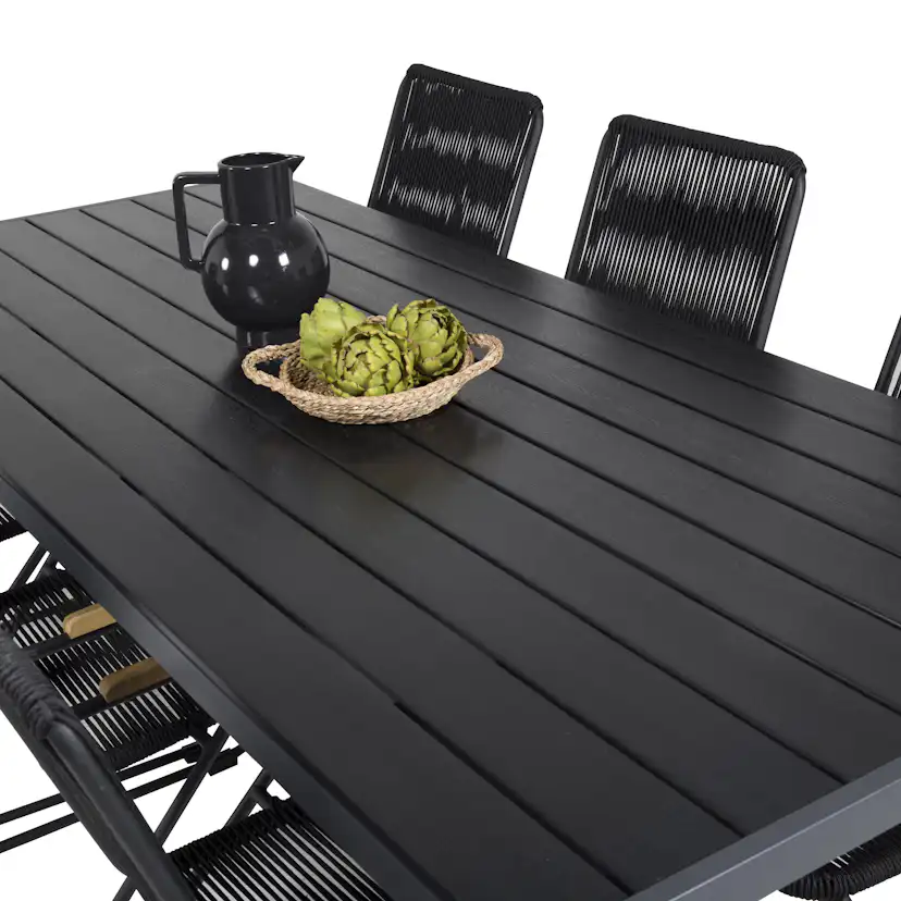 Matgrupp Utomhus Venture Home Bront 205 med 6 Berfin KarmTrädgårdsstolar