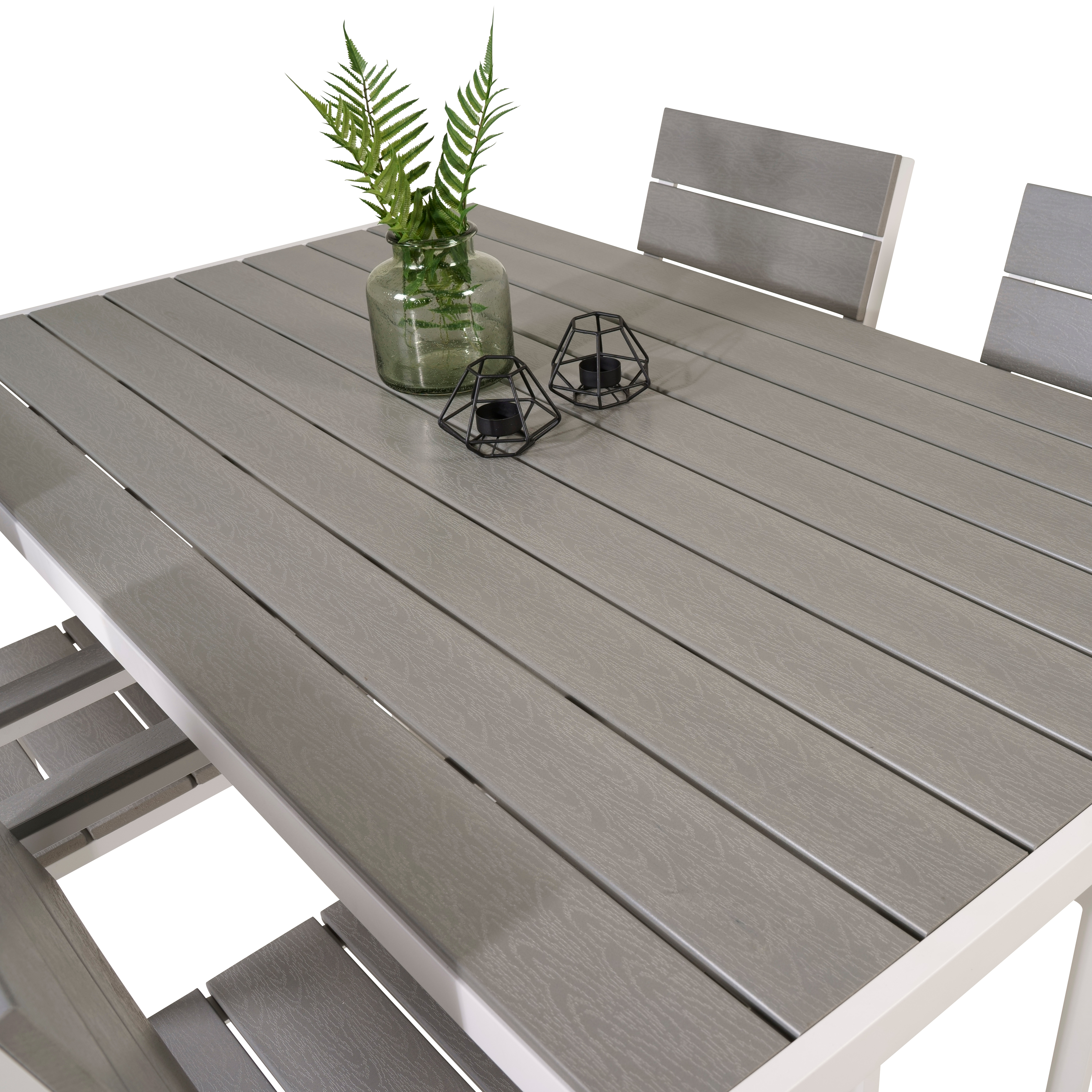 Matgrupp Utomhus Venture Home Bront 150 med 4 Lova Trädgårdsstolar