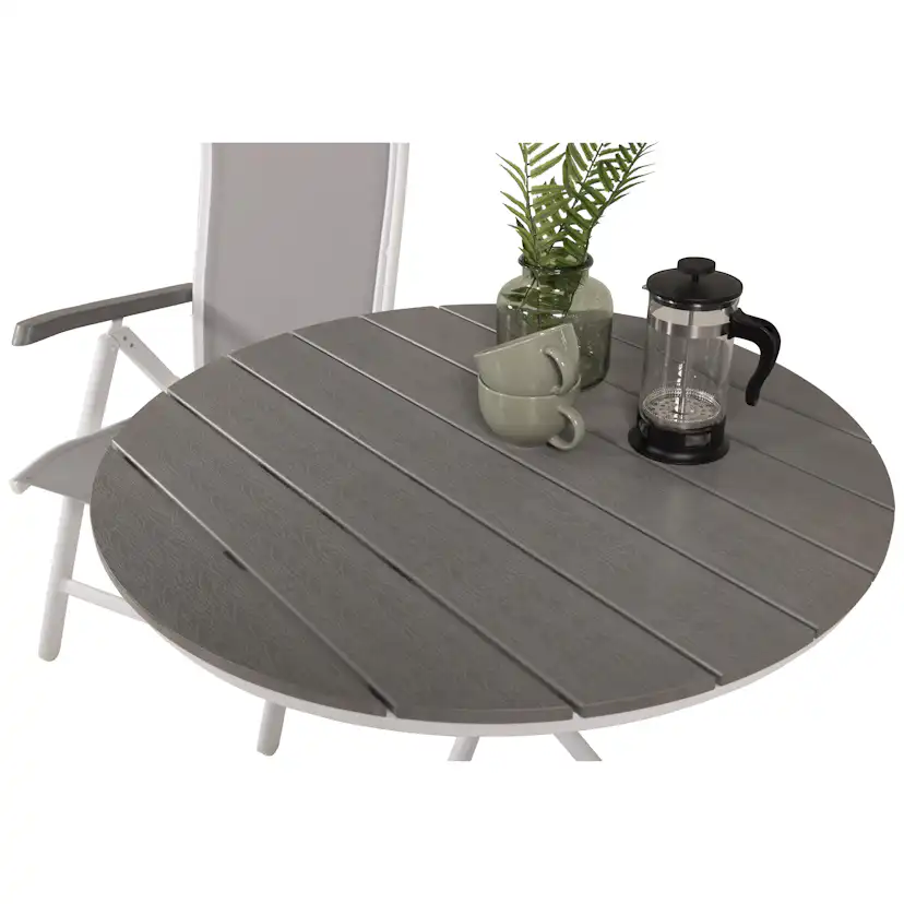 Cafégrupp Venture Home Pincy Ø 90 med 2 Albany Stolar