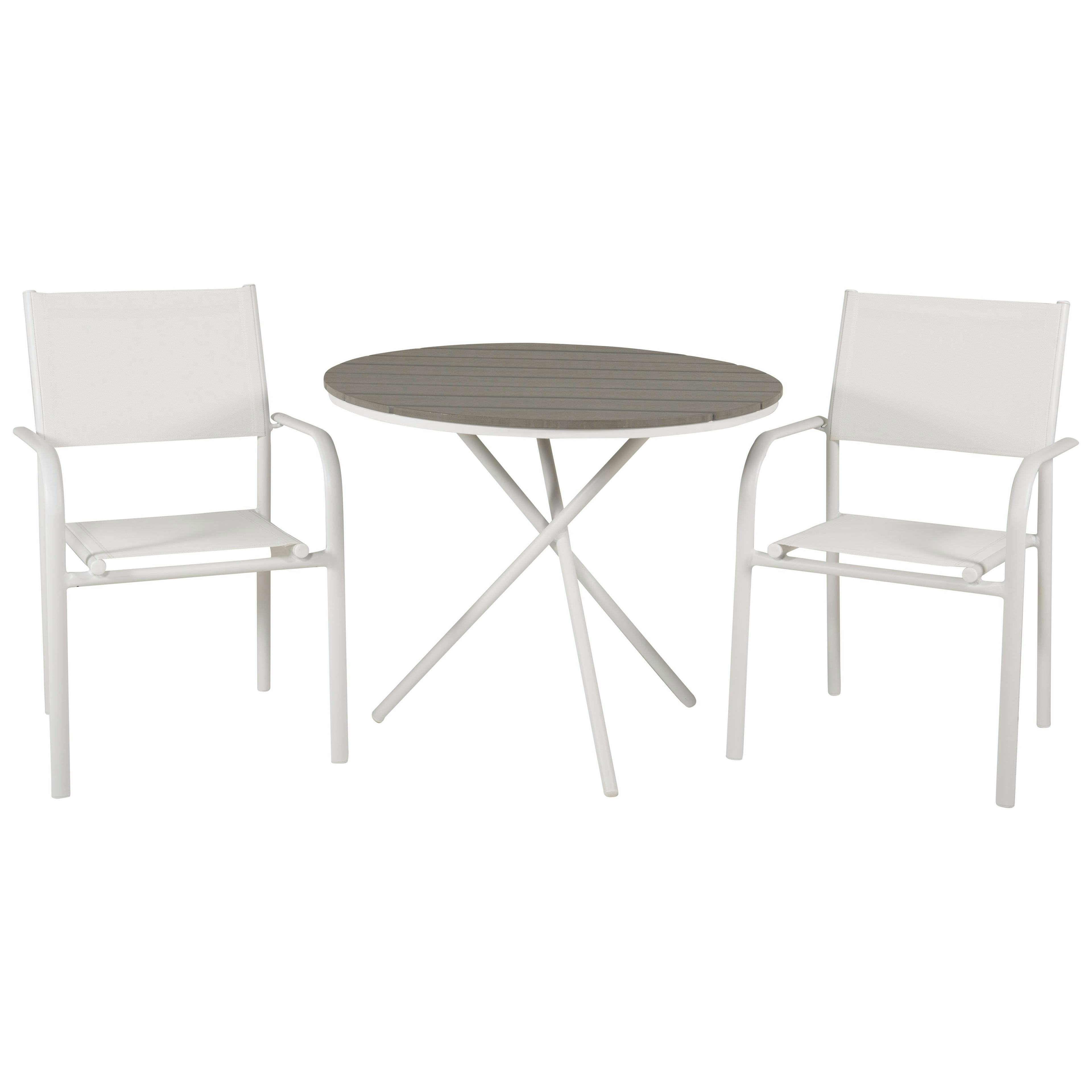 Cafégrupp Venture Home Pincy Ø 90 med 2 Siri Matstolar