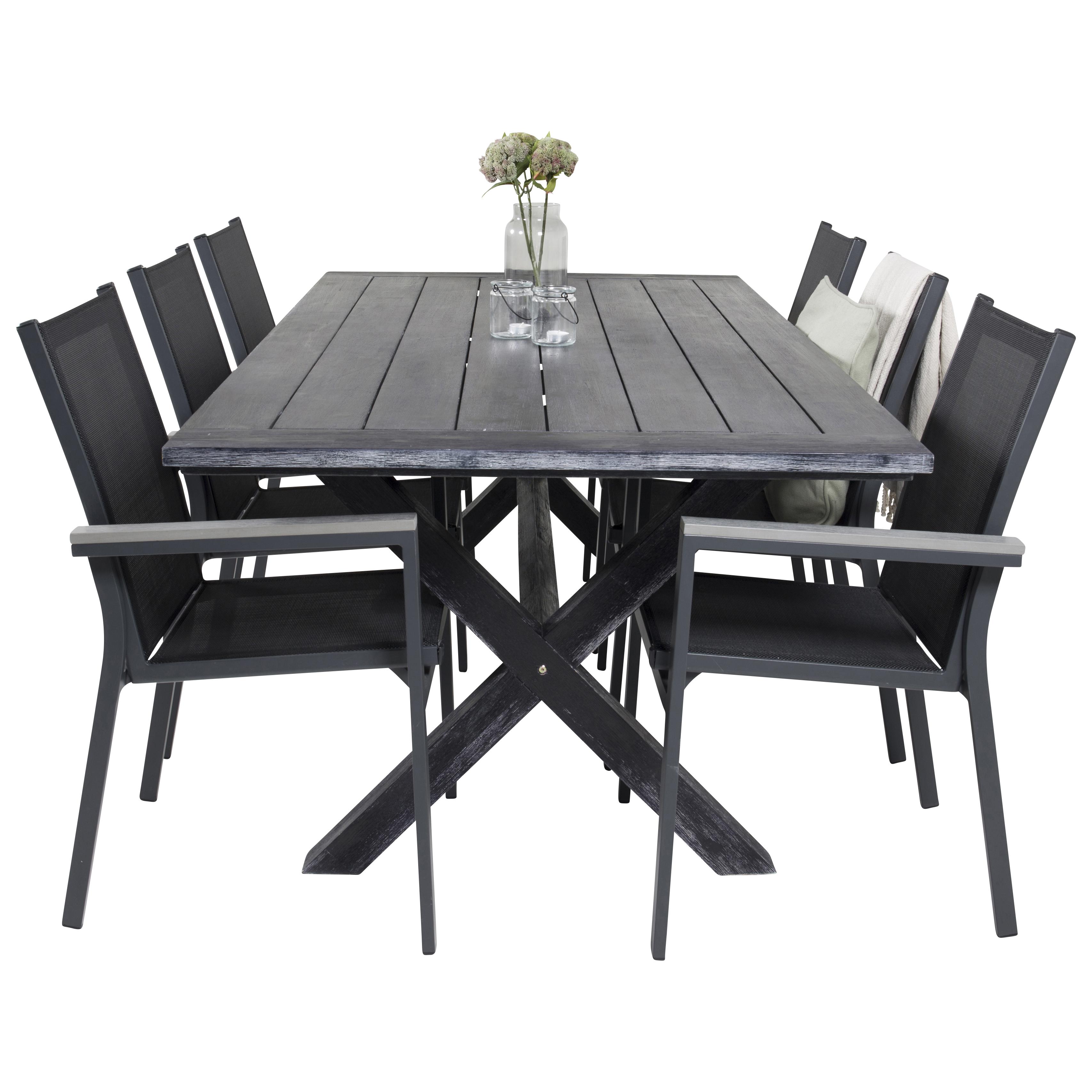 Matgrupp Venture Home Rossi 200 med 6 Pincy Stolar