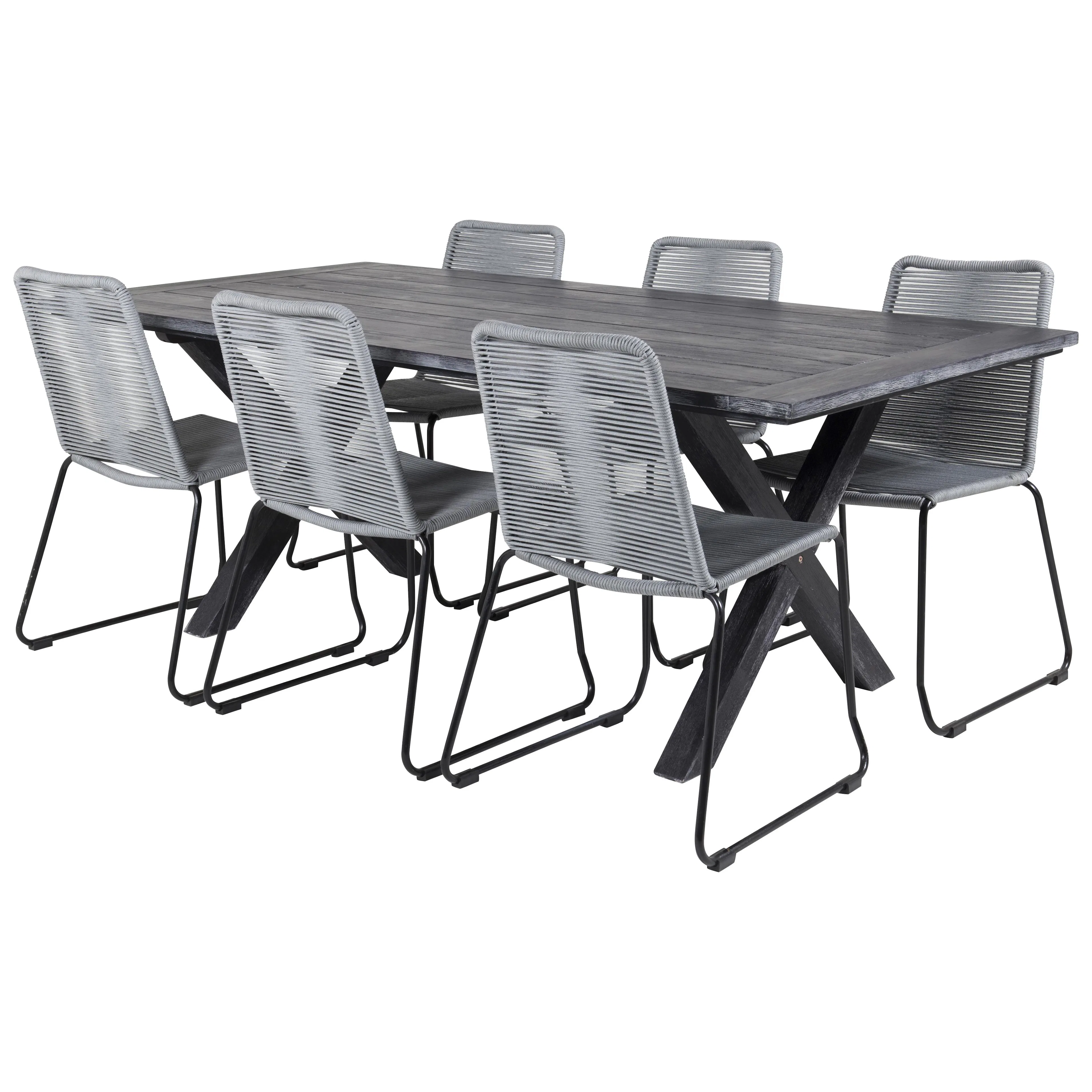 Matgrupp Venture Home Rossi 200 med 6 Leon Matstolar