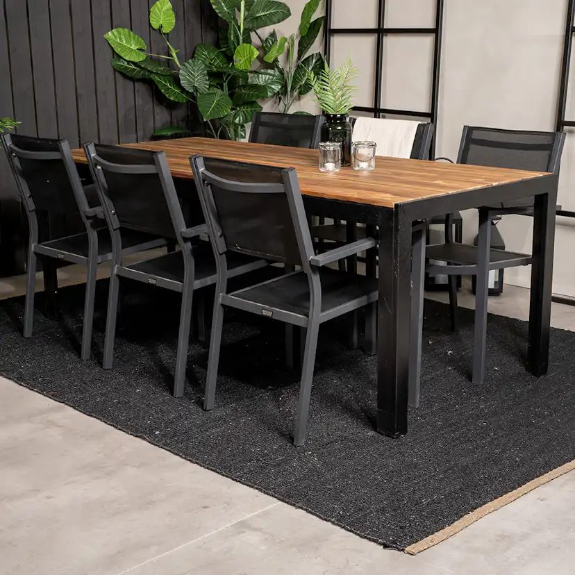 Matgrupp Venture Home Berfin med 6 Copacabana Matstolar