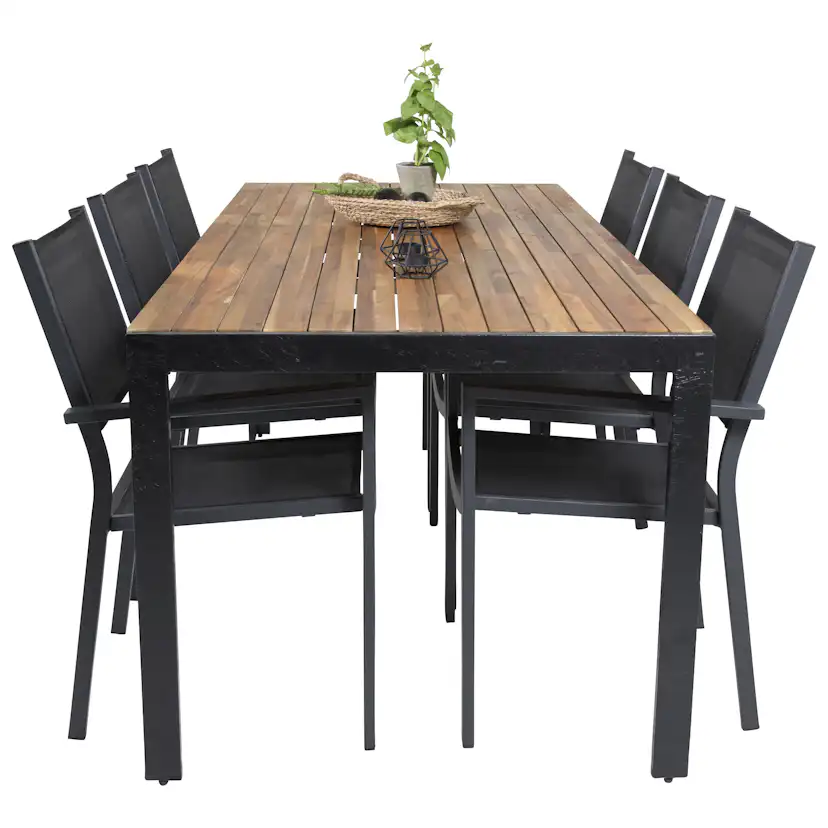 Matgrupp Venture Home Berfin med 6 Copacabana Matstolar