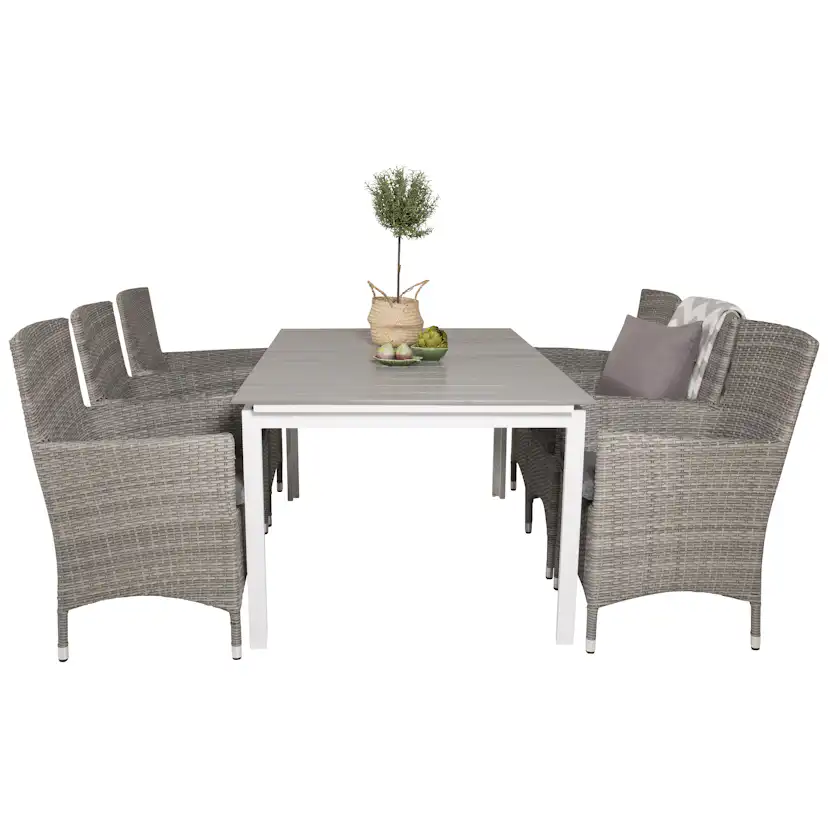 Matgrupp Venture Home Lova 160/240 med 6 Milwa Stolar