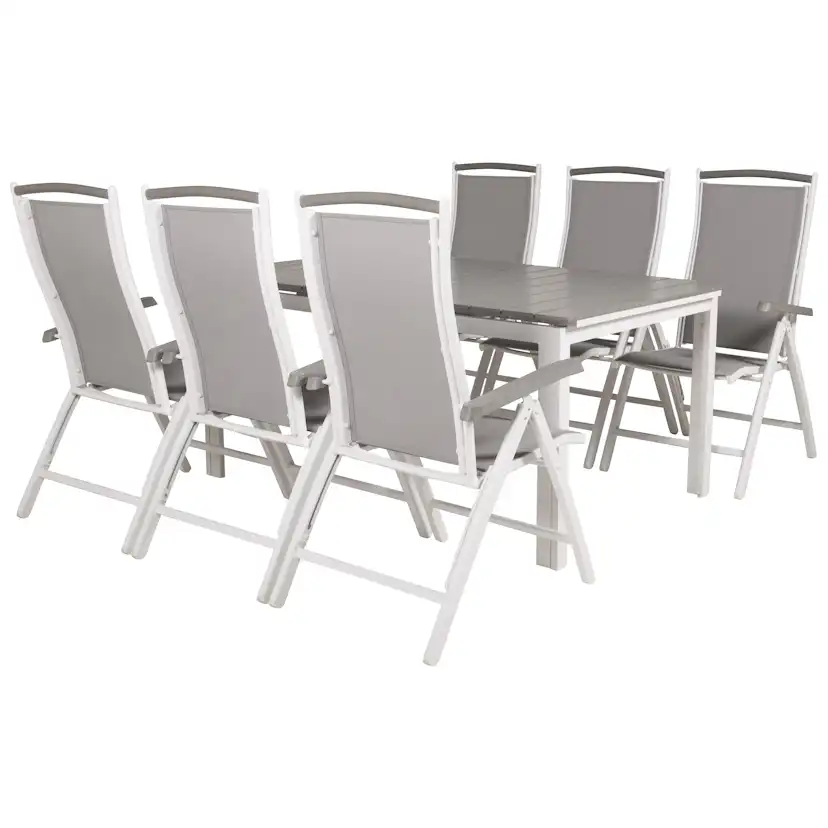 Matgrupp Venture Home Lova 160/240 med 6 Aleyna Stolar