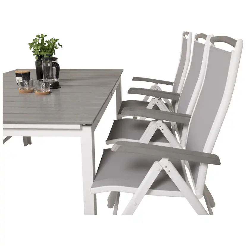 Matgrupp Venture Home Lova 160/240 med 6 Aleyna Stolar