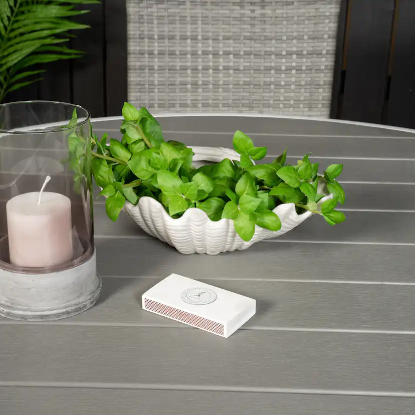 Matgrupp Utomhus Venture Home Pincy Ø140 med 4 Asta Trädgårdsstolar