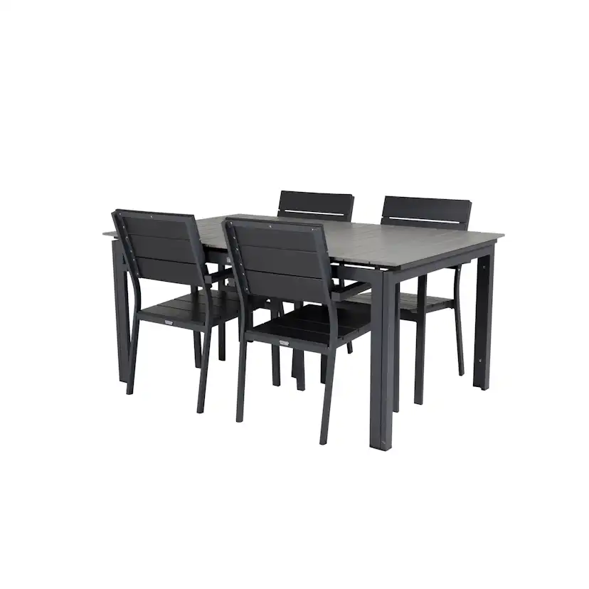 Matgrupp Venture Home Lova 160/240 med 4 Lova Stolar