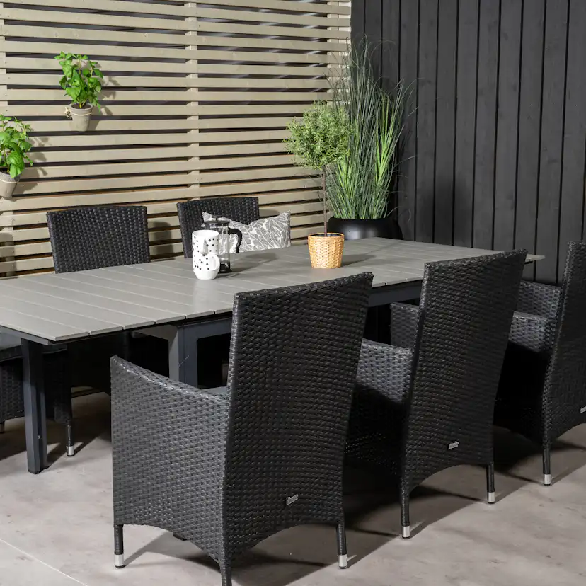 Matgrupp Venture Home Lova 160/240 med 6 Milwa Stolar