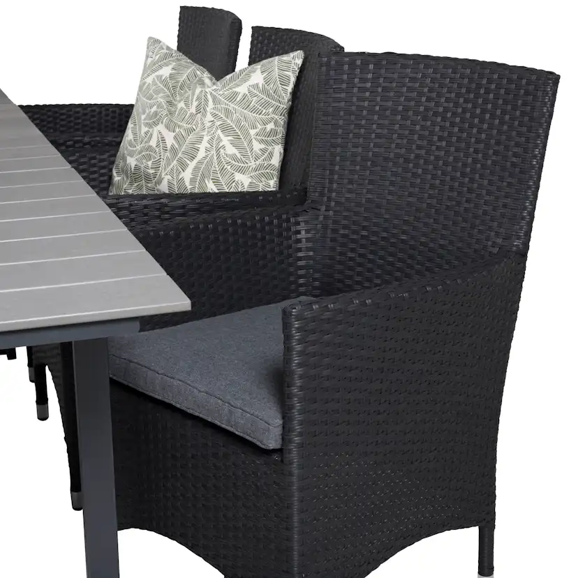 Matgrupp Venture Home Lova 160/240 med 6 Milwa Stolar