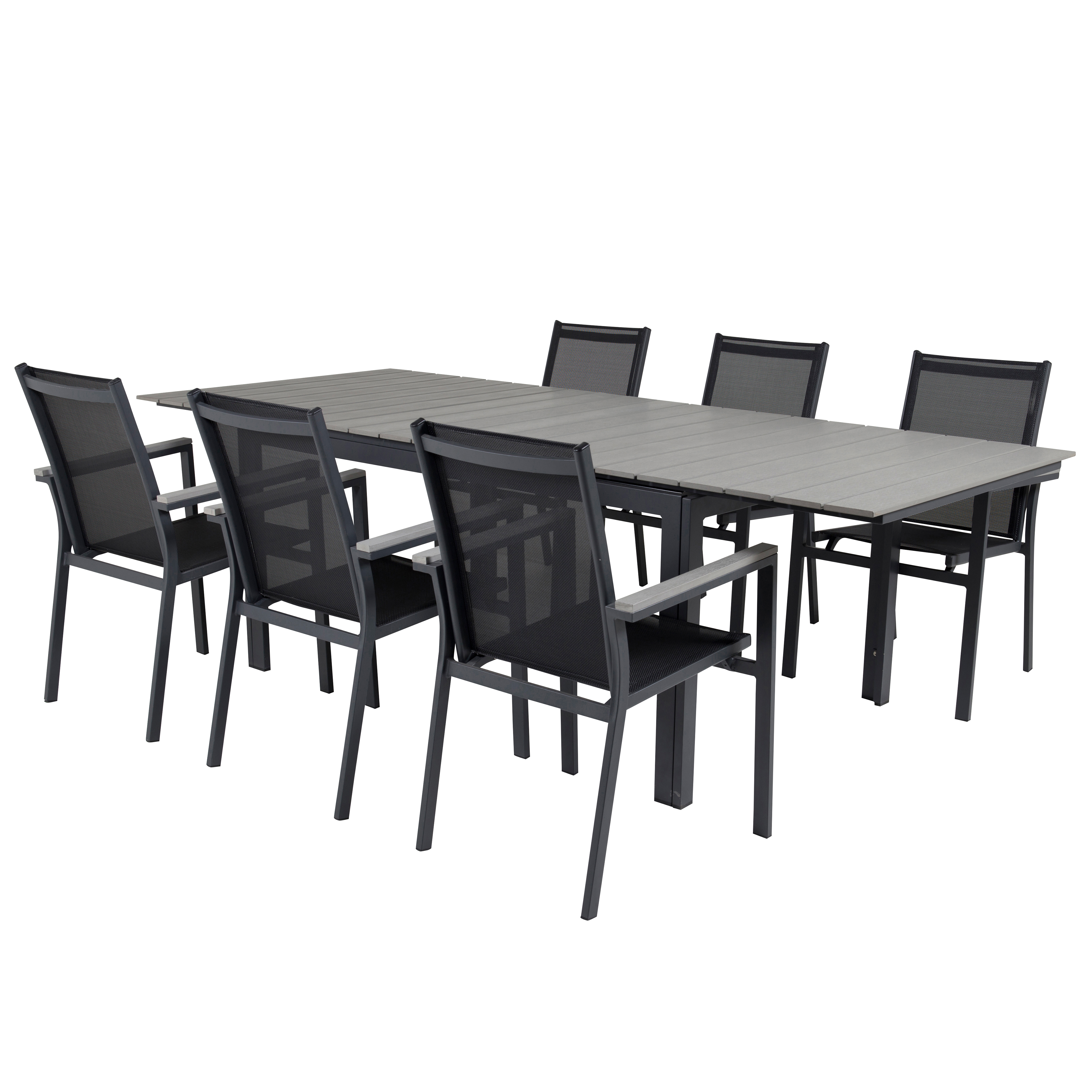 Matgrupp Venture Home Lova 160/240 med 6 Pincy Stolar