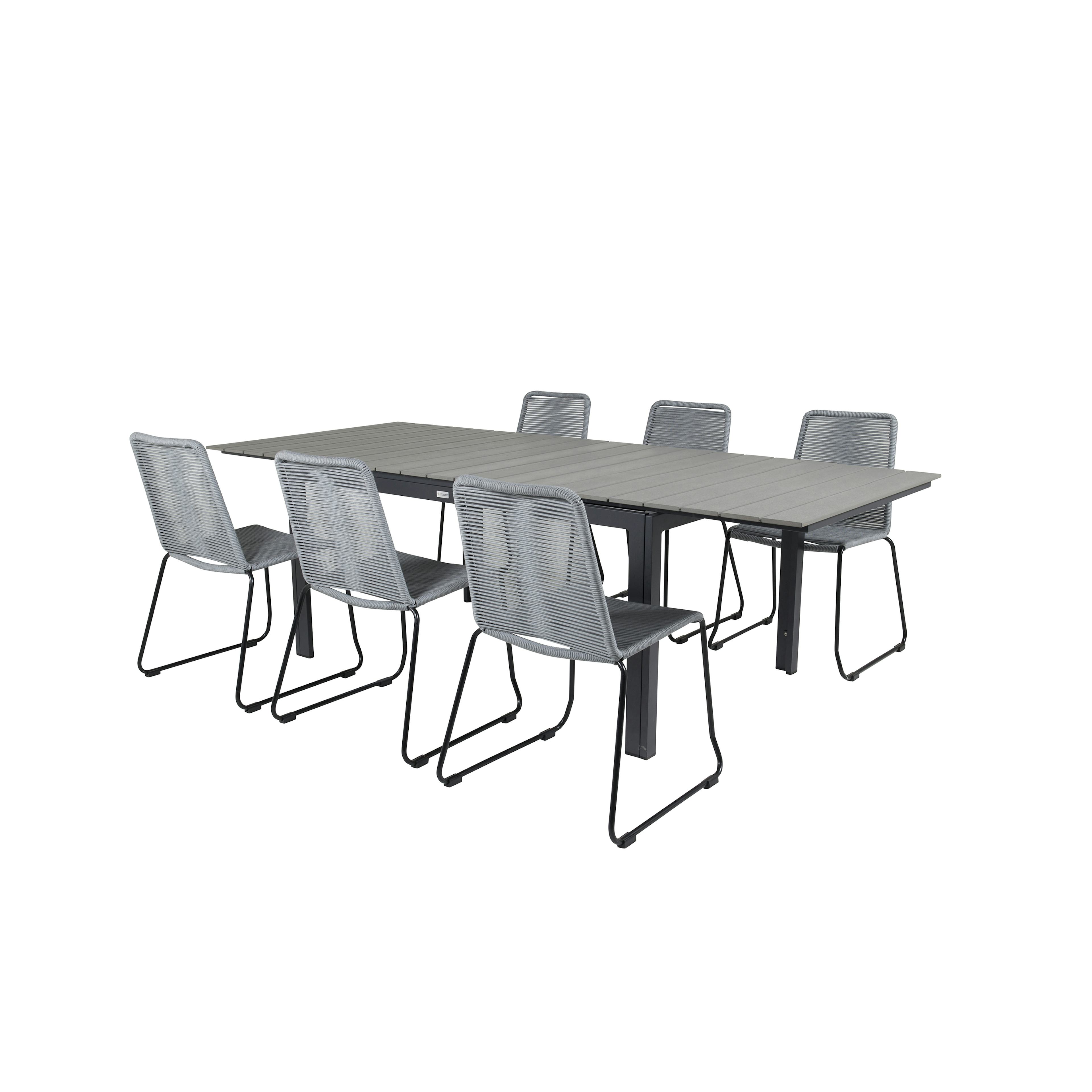 Matgrupp Venture Home Lova 160/240 med 6 Leon Stolar