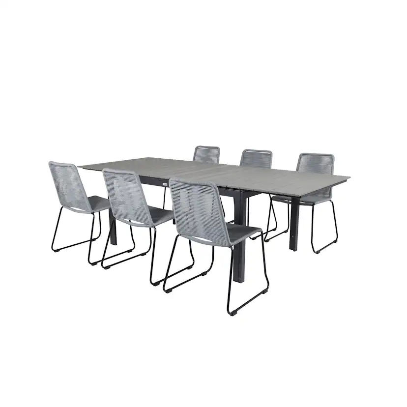 Matgrupp Venture Home Lova 160/240 med 6 Leon Stolar