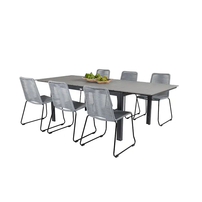 Matgrupp Venture Home Lova 160/240 med 6 Leon Stolar