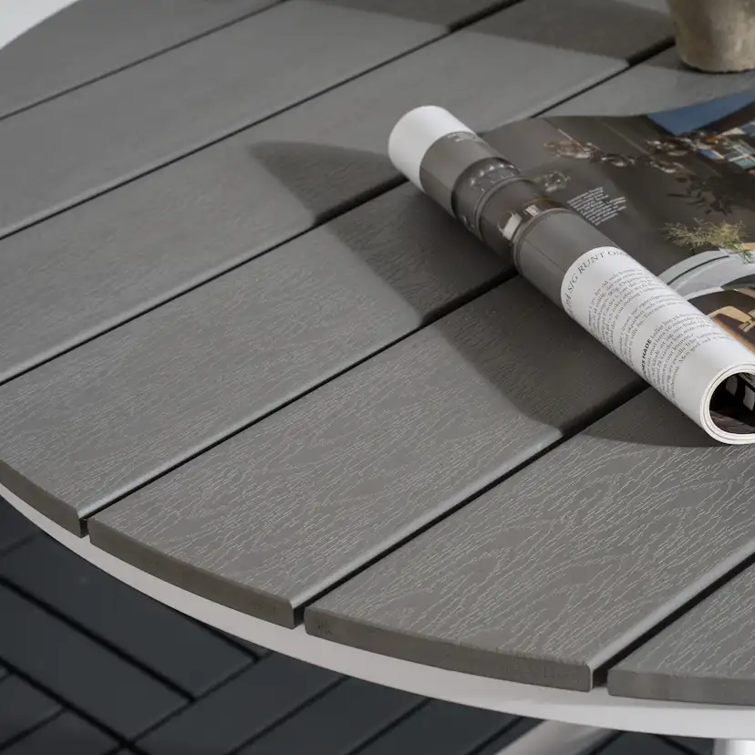 Cafégrupp Venture Home Pincy Ø 90 med 2 Bront Trädgårdsstolar Utomhus