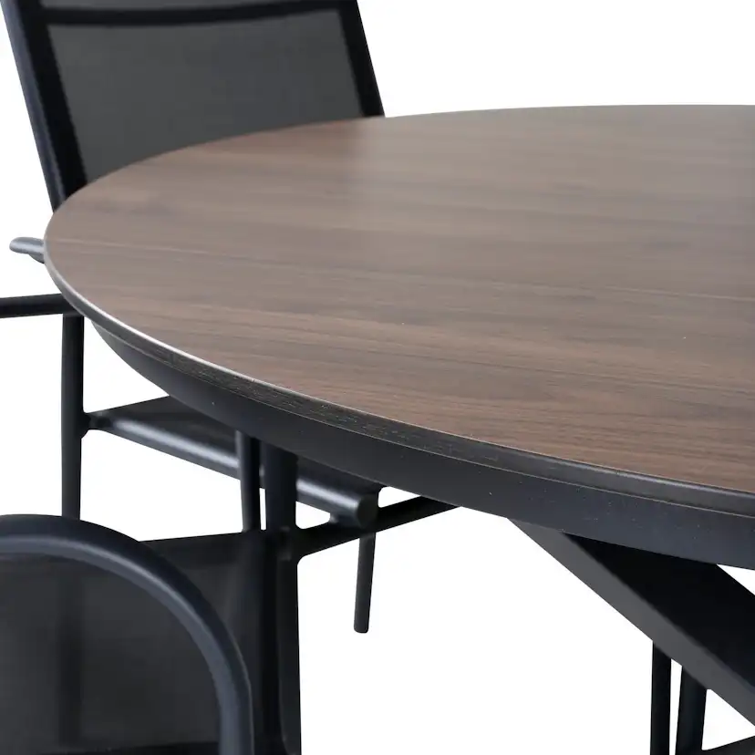 Matgrupp Venture Home Lea Ø 120 med 6 Siri Matstolar