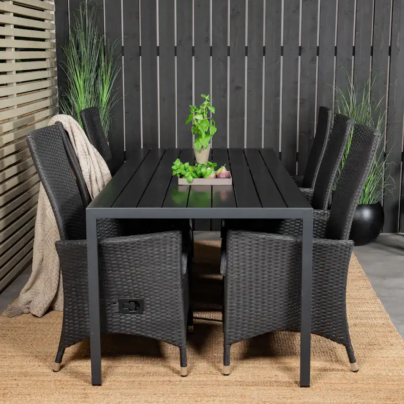 Matgrupp Utomhus Venture Home Break med 6 Padova Trädgårdsstolar