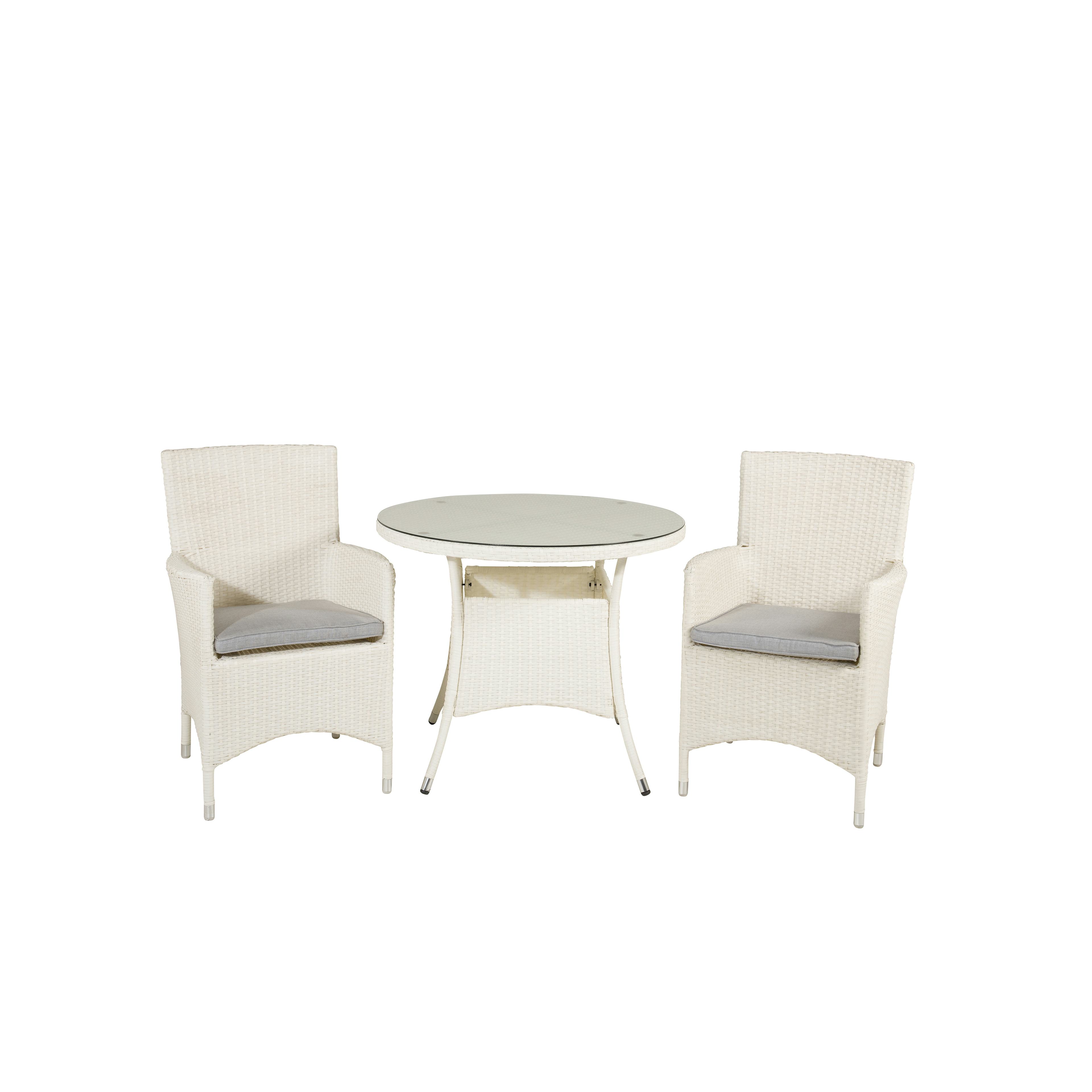 Matgrupp Venture Home Virda Ø 90 med 2 Milwa Stolar