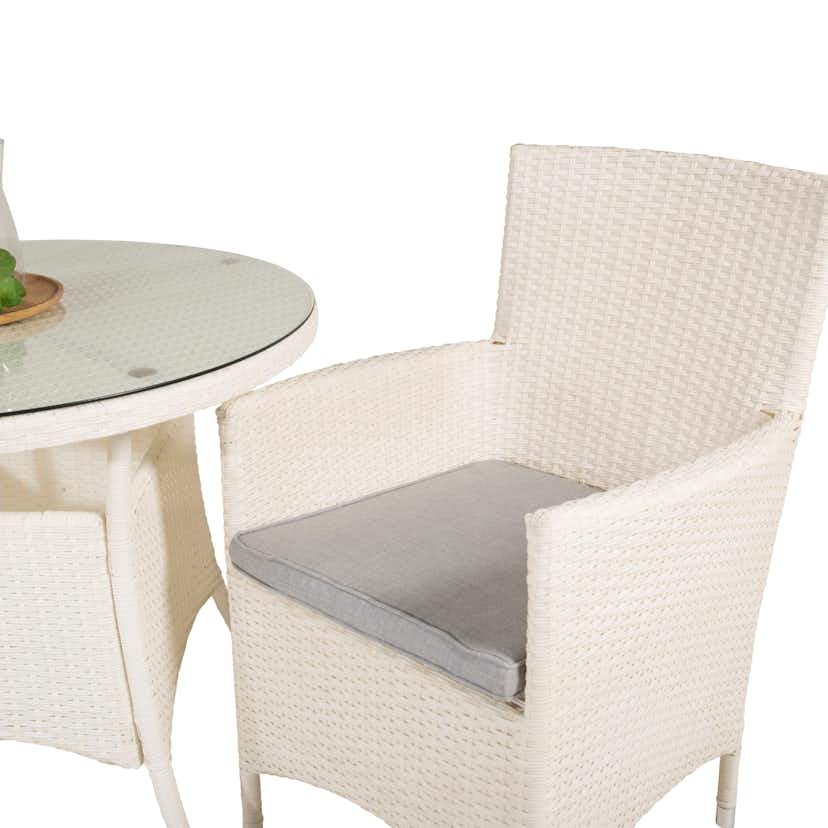 Matgrupp Venture Home Virda Ø 90 med 2 Milwa Stolar