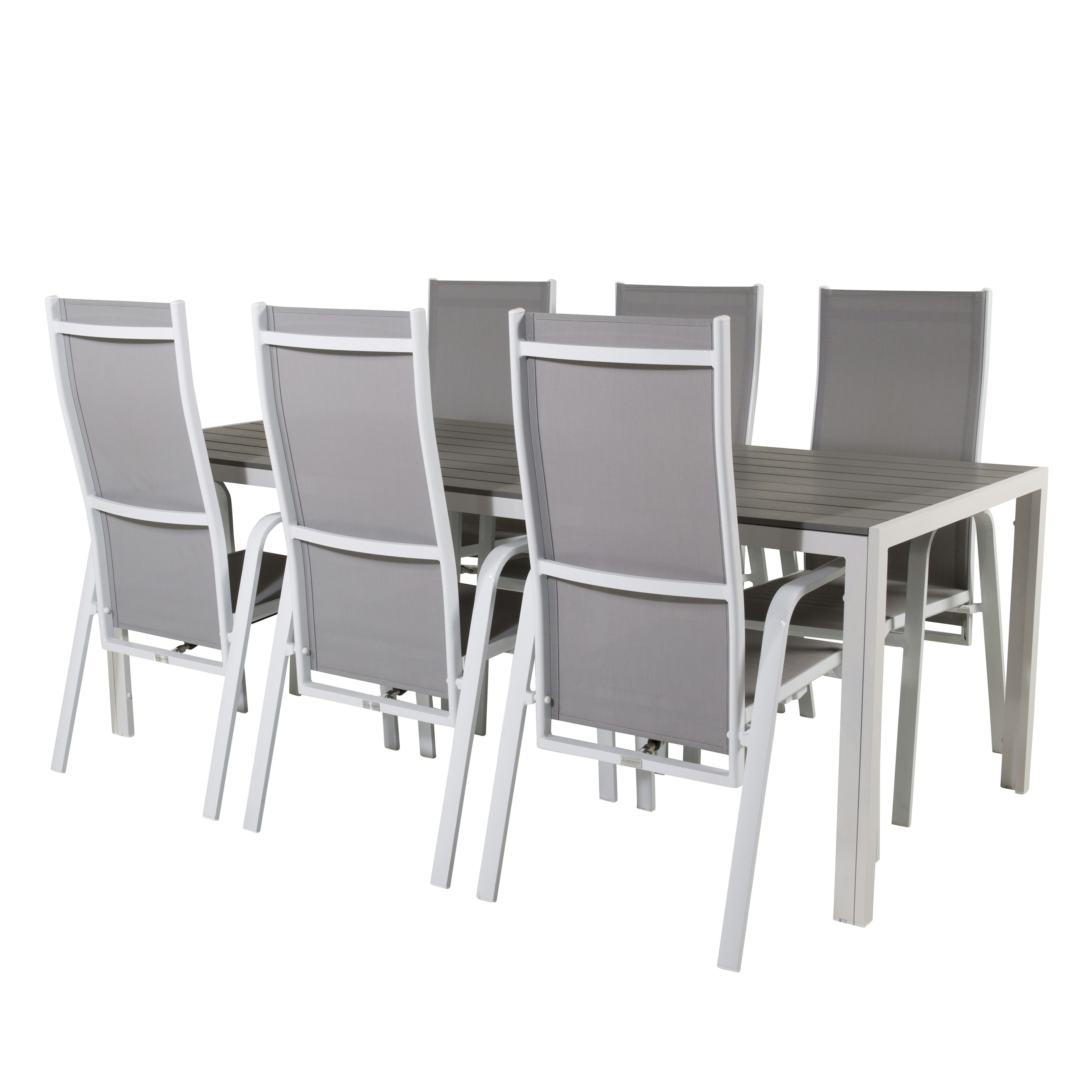 Matgrupp Utomhus Venture Home Break med 6 Copacabana Trädgårdsstolar