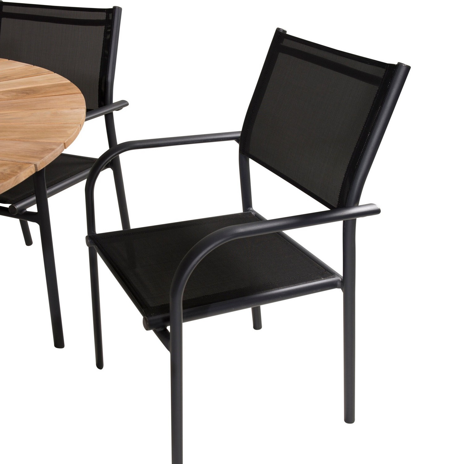 Matgrupp Utomhus Venture Home Meya Ø 140 med 6 Siri Trädgårdsstolar