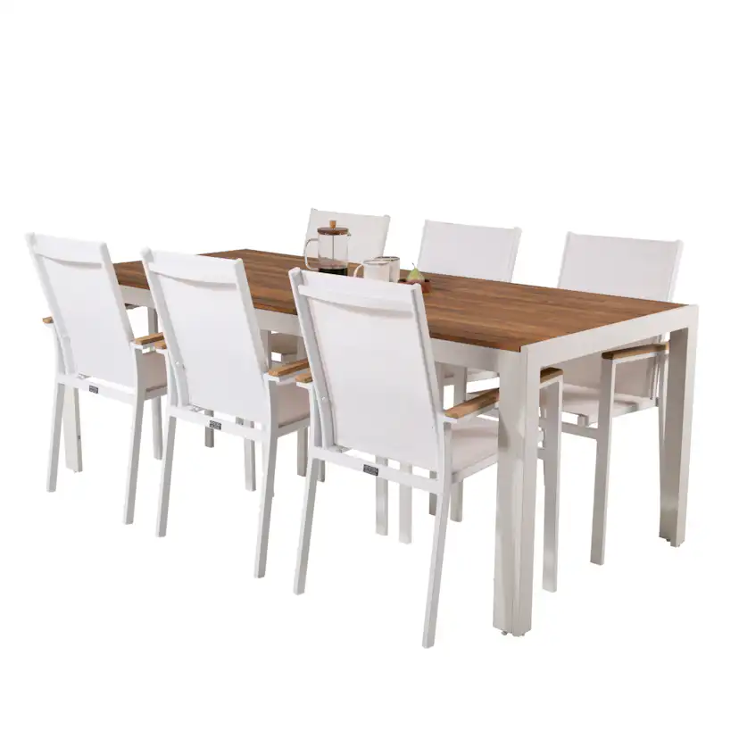 Matgrupp Venture Home Berfin med 6 Thea Matstolar