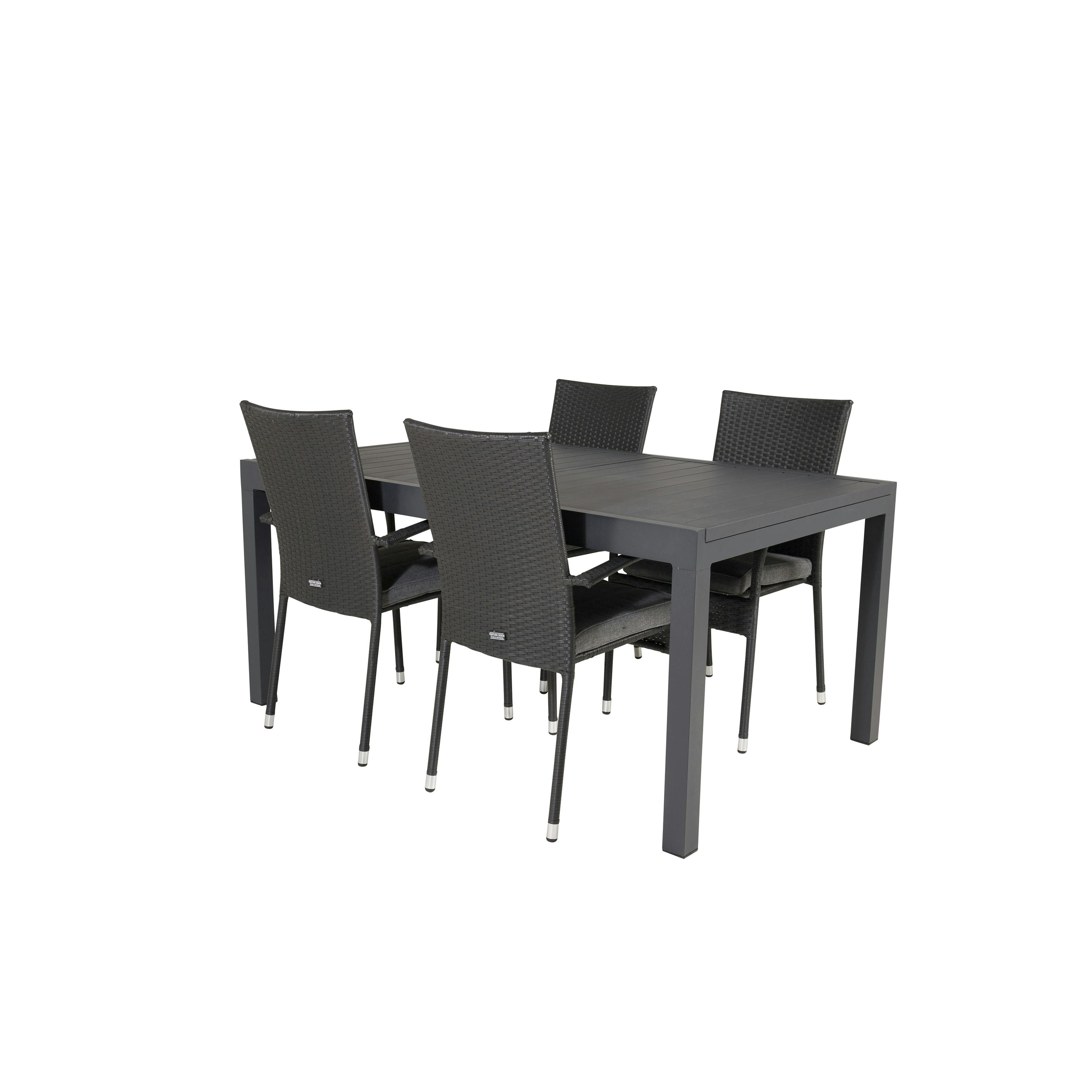 Matgrupp Venture Home Madrid 160/240 med 4 Asta Stolar