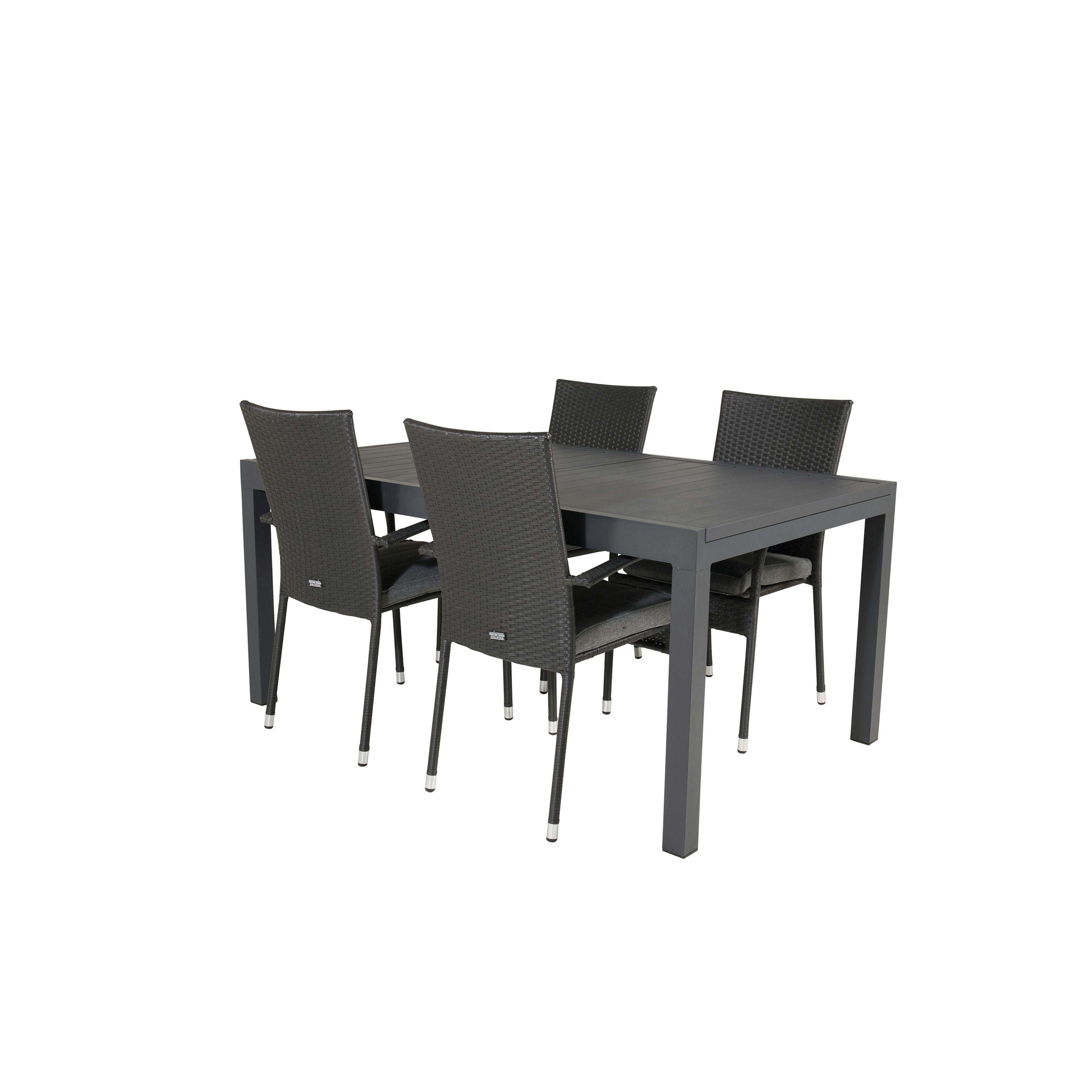 Matgrupp Venture Home Madrid 160/240 med 4 Asta Stolar