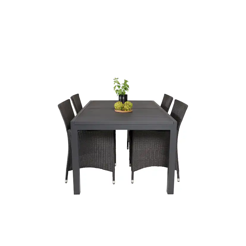 Matgrupp Venture Home Madrid 160/240 med 4 Kira Stolar