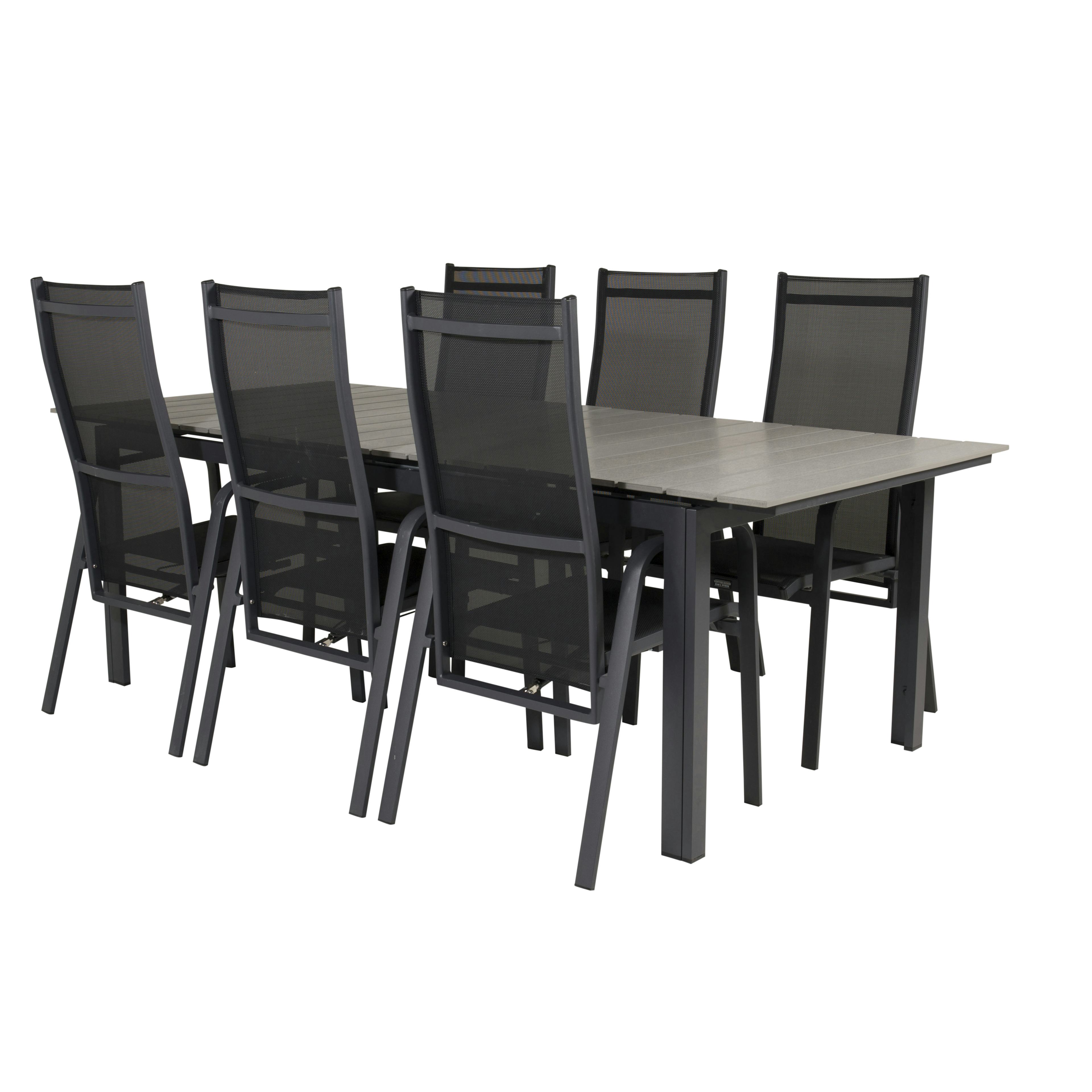 Matgrupp Venture Home Lova 224/324 med 6 Copacabana Stolar