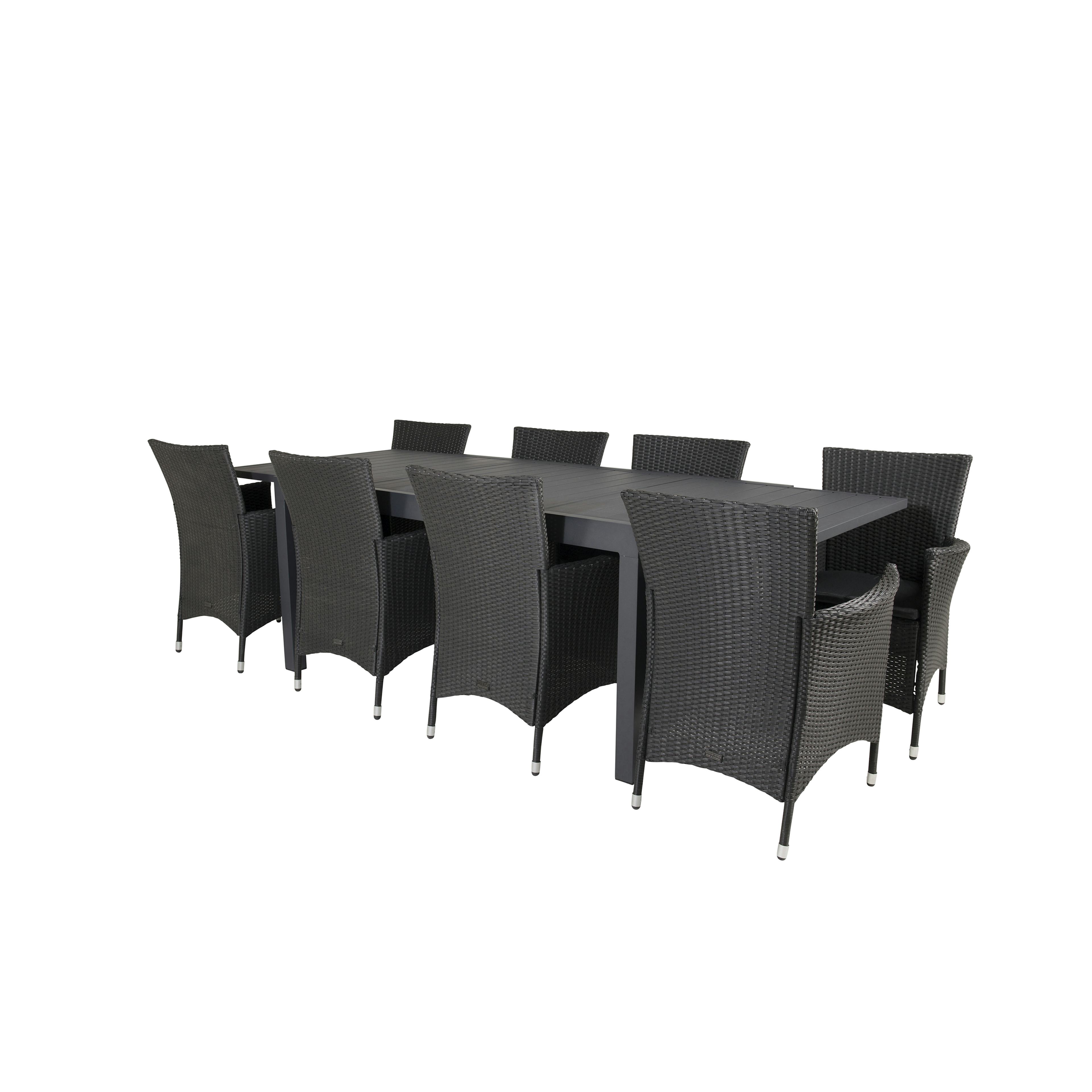 Matgrupp Venture Home Madrid 160/240 med 8 Kira Stolar