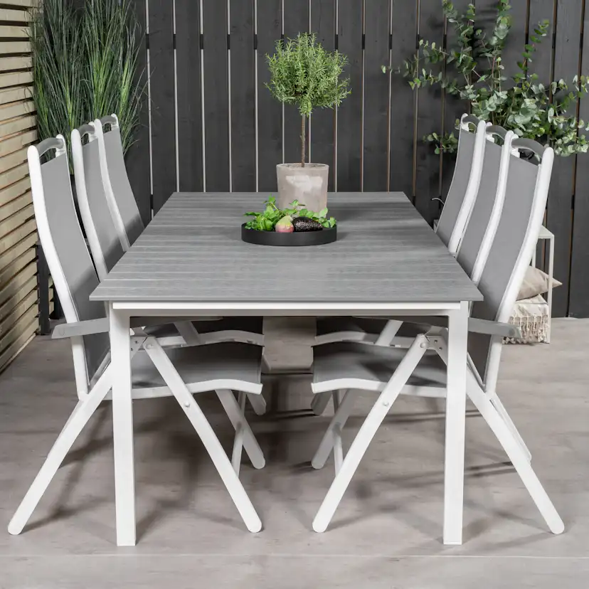 Matgrupp Venture Home Lova 224/324 med 6 Aleyna Stolar