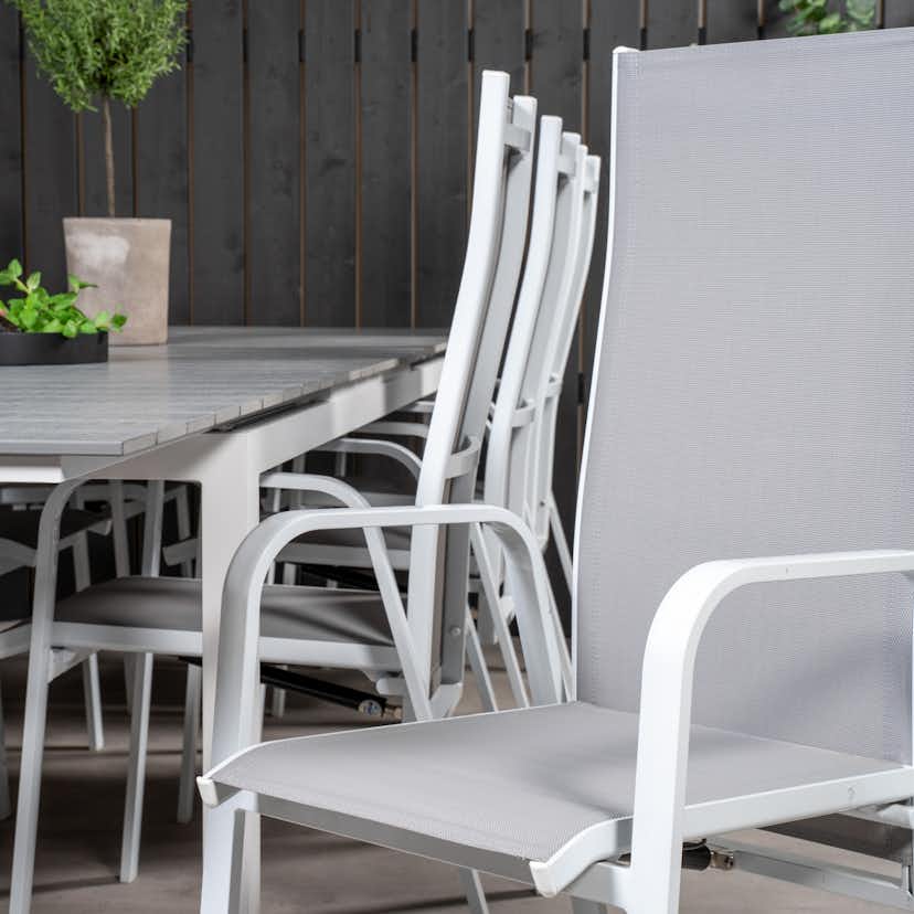 Matgrupp Venture Home Lova 224/324 med 8 Copacabana Stolar