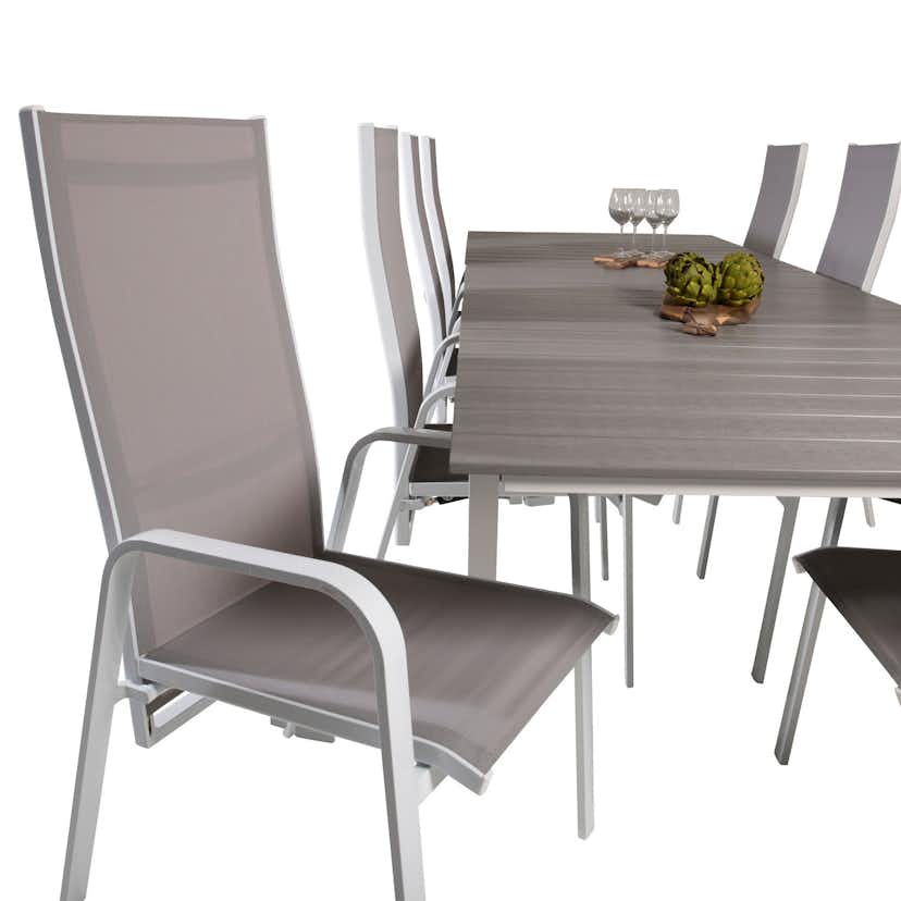 Matgrupp Venture Home Lova 224/324 med 8 Copacabana Stolar