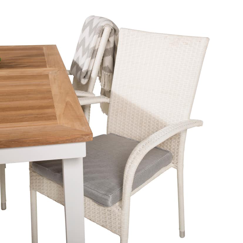 Matgrupp Venture Home Perla 160/240 med 4 Asta Stolar