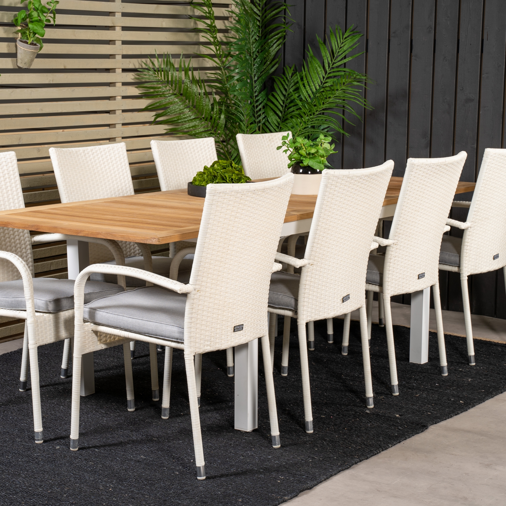 Matgrupp Venture Home Perla 160/240 med 8 Asta Stolar